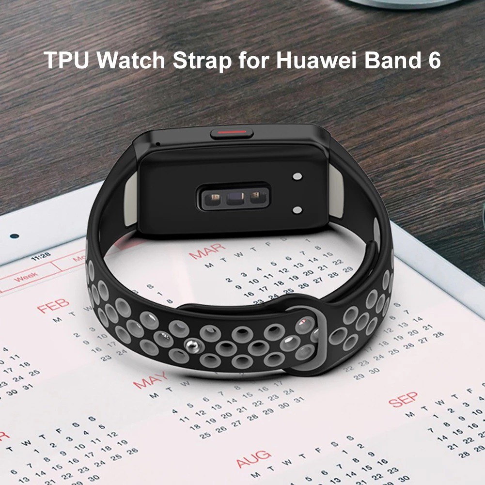 Strap Huawei Band 6 / Honor Band 6 Sport Anti Gerah Sirkulasi Udara