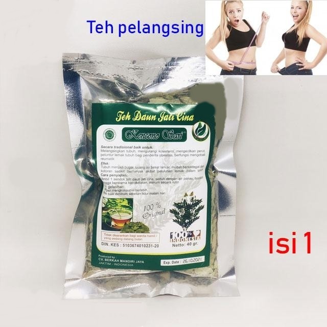 

Teh daun jati cina Kencoro sari original Teh pelangsing tubuh penghancur lemak berkualitas teh slim tradisional alami 100% herbal organic tea 40 gr