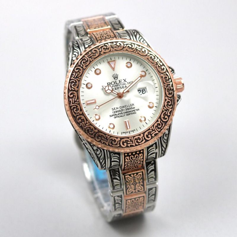 [8 VARIASI] Jam Tangan Pria Wanita Rolex Deepsea Rantai Batik