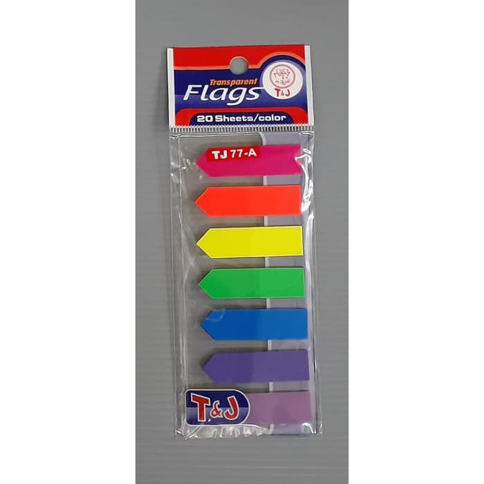 

TRANSPARENT FLAGS TOM & JERRY TJ-77A | 7 WARNA | STICKY NOTE | POST IT