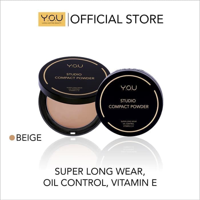 Ns FC Y.O.U Studio Compact Powder - Bedak Padat 03 Beige BPOM Original