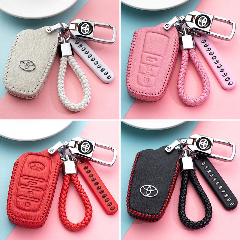 Car Key Cover Case For Toyota Prius Camry Corolla C-HR CHR RAV4 Prado Auris Avensis Land Cruiser 200 Prado Crown Revo Accessorie