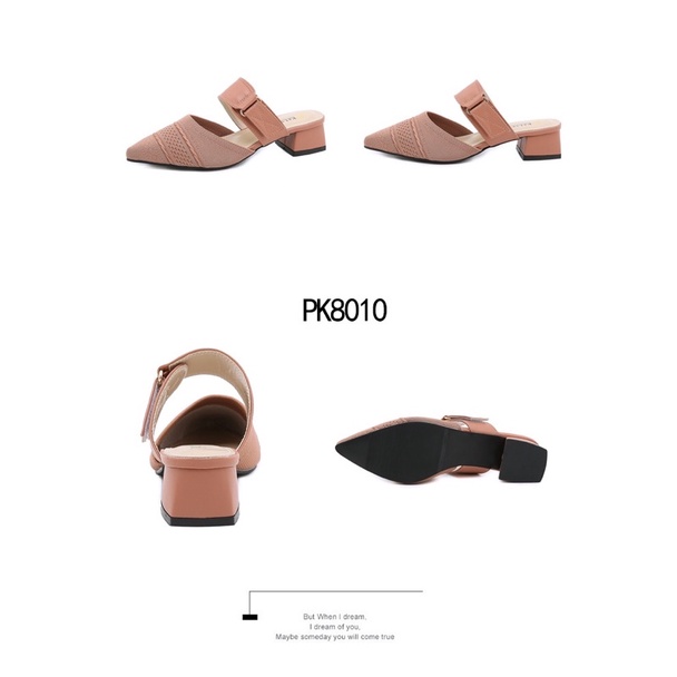Kelsey Sandal Hak Tahu 4cm Wanita / Sandal Heels Wanita PK8010