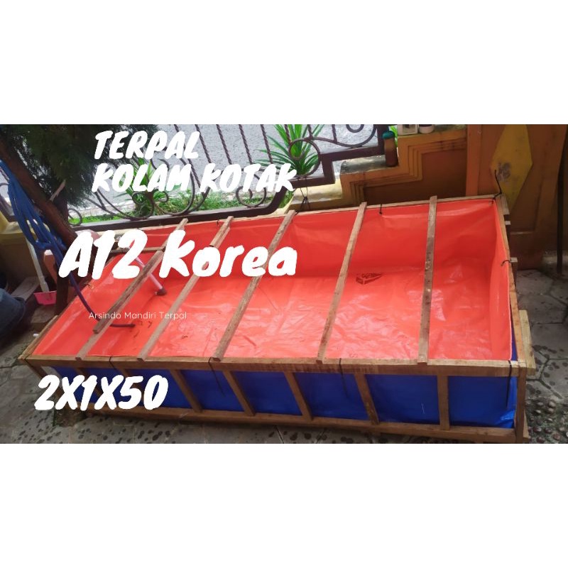 TERPAL KOLAM KOTAK A12 KOREA KUAT