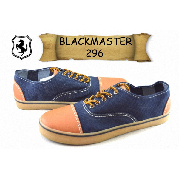SEPATU PRIA BLACKMASTER BM 296 DENIM biru denim