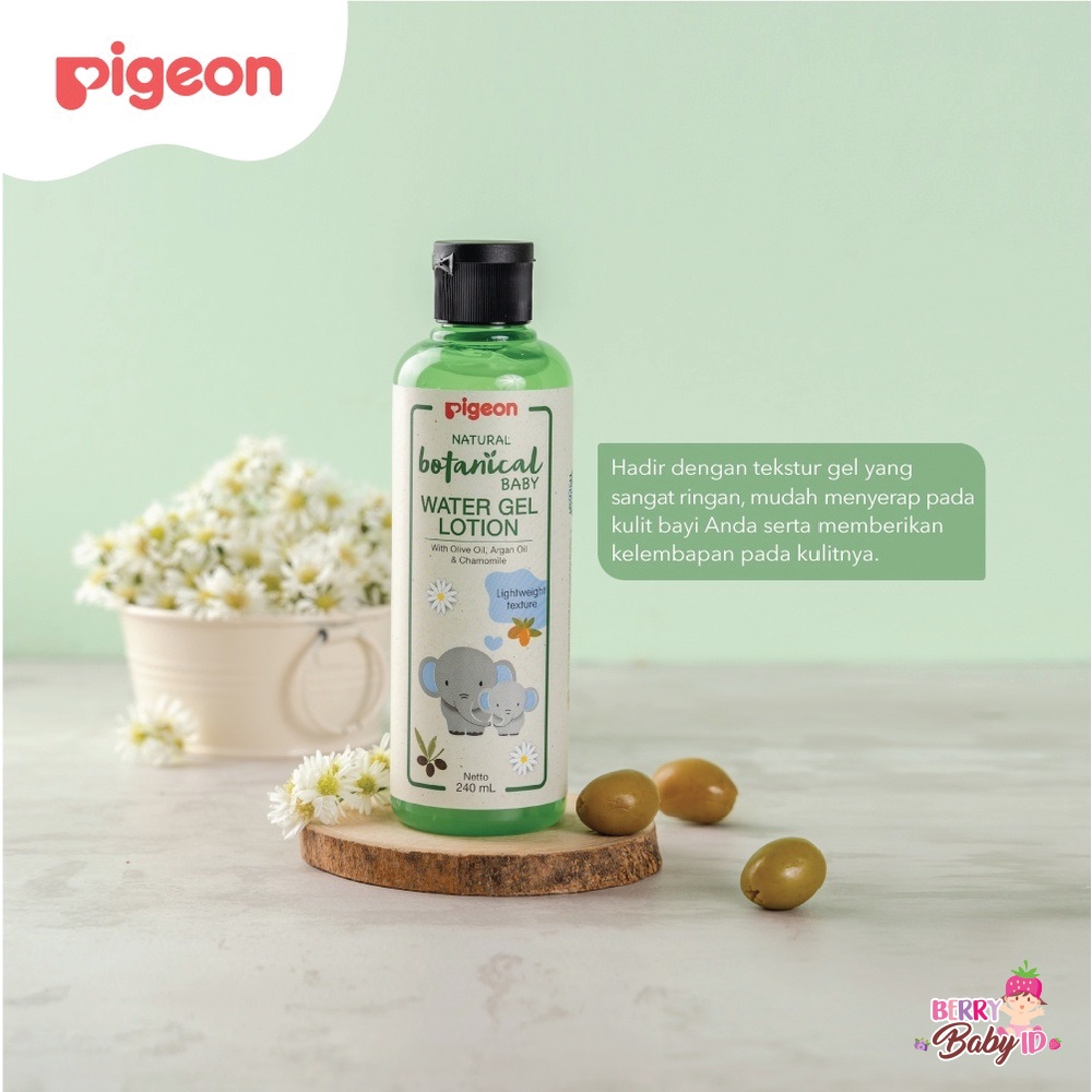 Pigeon Natural Botanical Baby Water Gel Lotion Losion Bayi Berry Mart