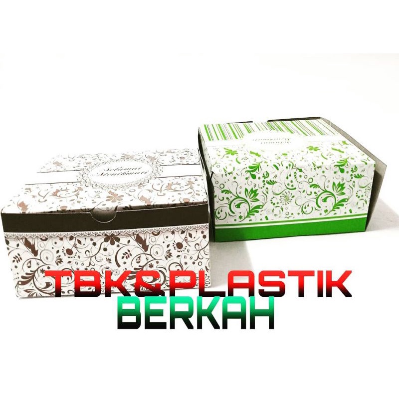 box snack/dua snack/kotak kue motif