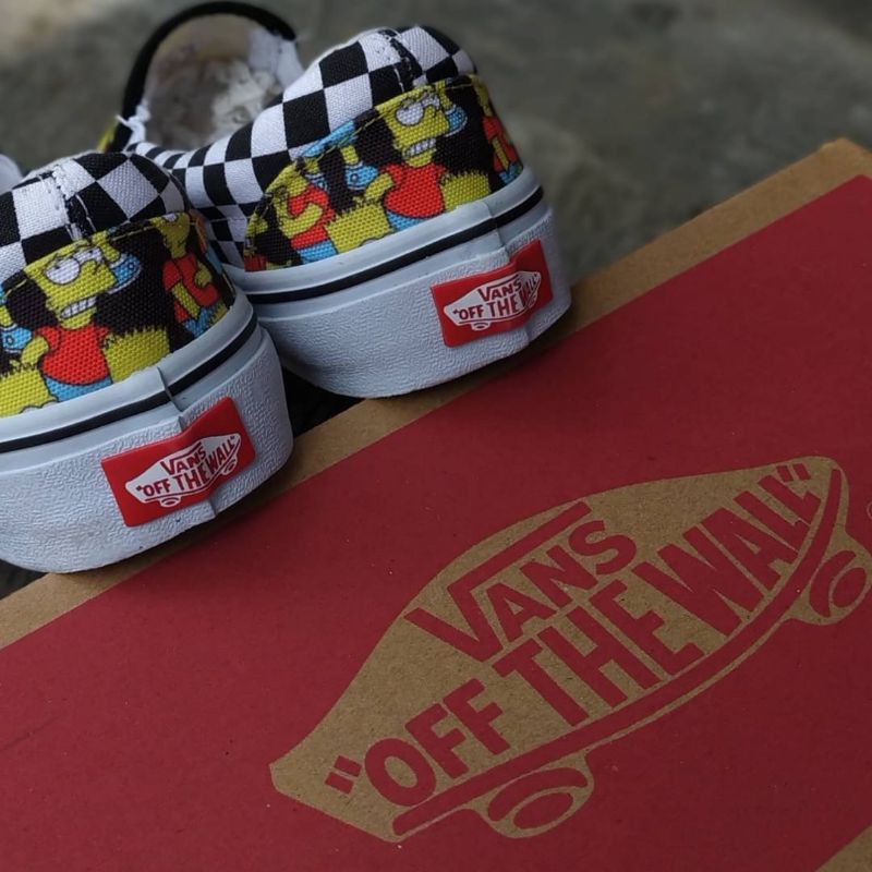 Vans Slip On The Simpsons Homer Wide