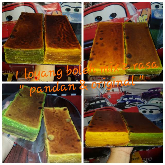 lapis legit + pandan