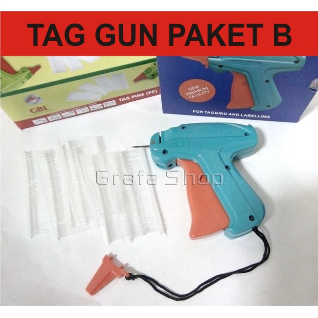 

Tag Gun dan Tag Pin Paket B - alat label Xtrail Premium Quality Laundry