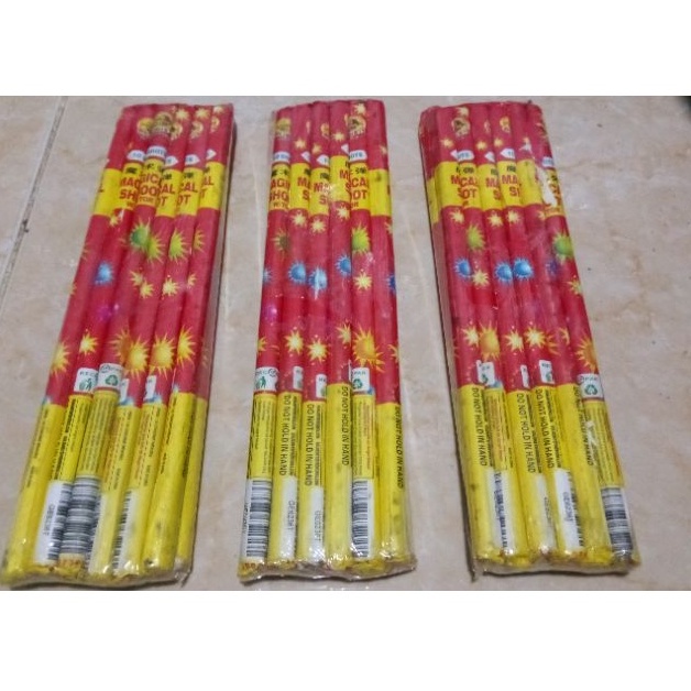 kembang api bola bola ajaib 10 shots isi 12 pcs