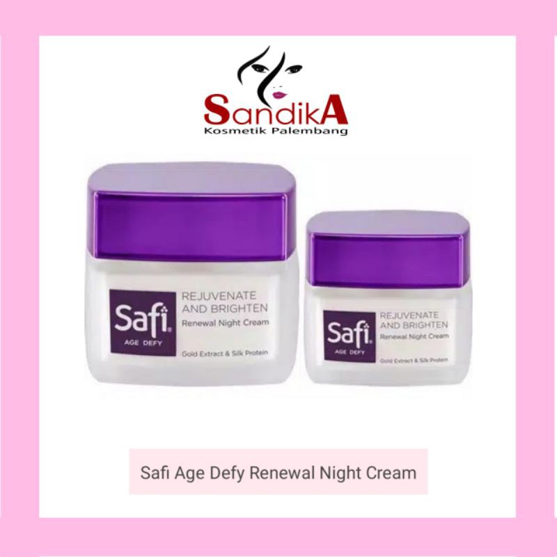 Safi Age Defy Renewal Night Cream 25g / 40g (100% Original)