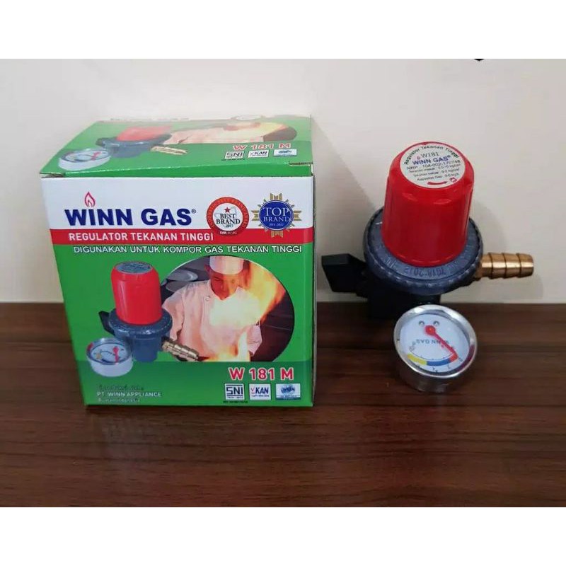 Regulator Kompor Semawar WINN GAS / Regulator Tekanan Tinggi WINN GAS / Regulator Puter Winn Gas