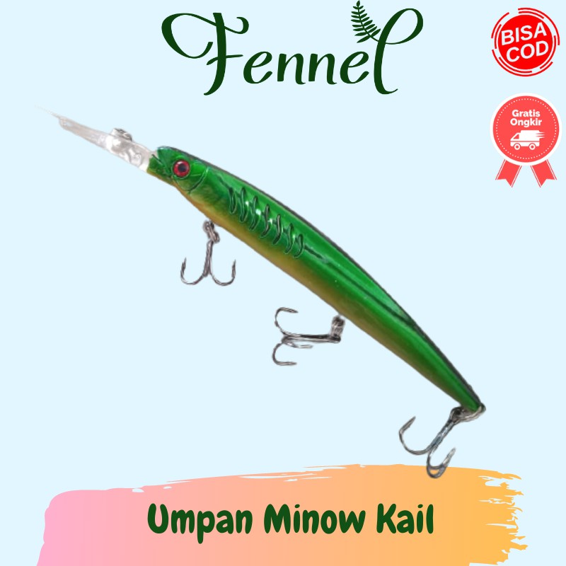 Kail Pancing Minow Umpan Mancing Model Ikan