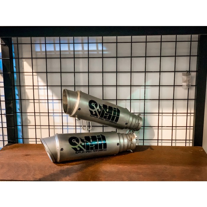 Knalpot villan type d1 silver slincer only BARANG 100% ORIGINAL