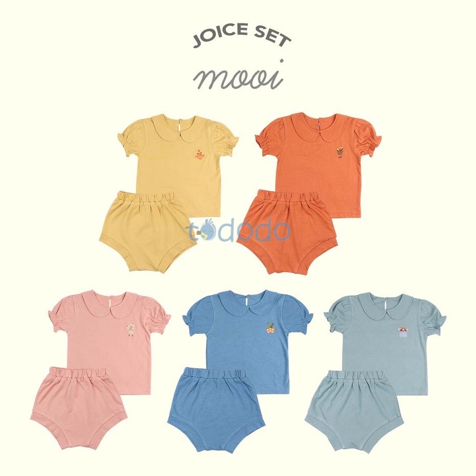 Baju Bayi Setelan Pendek Anak Mooi Joice Set 6 12 Bulan 1-3 Tahun