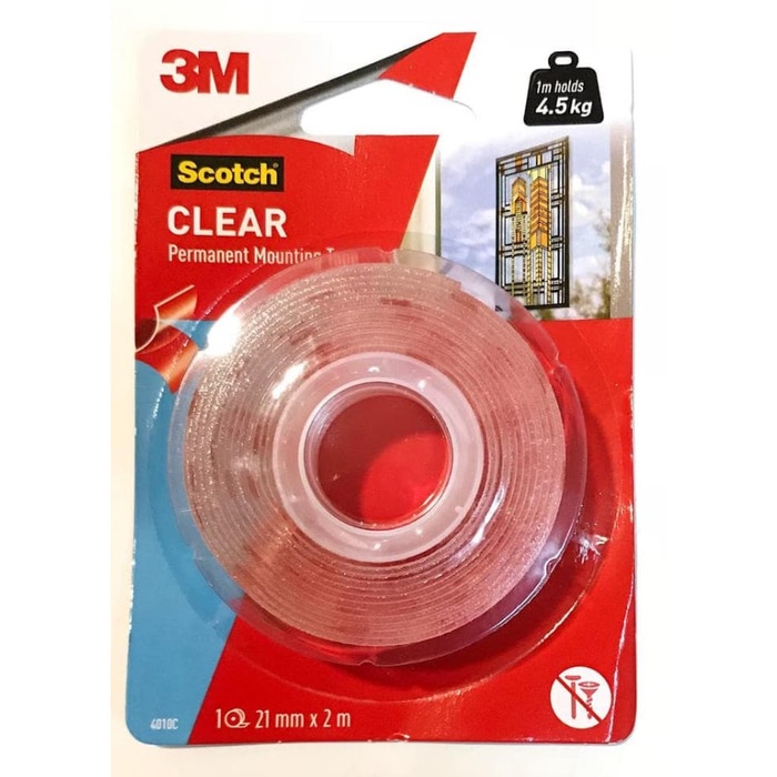 

Terbatas 3M Scotch Double Tape Vhb Mounting Transparan 4010C Hemat