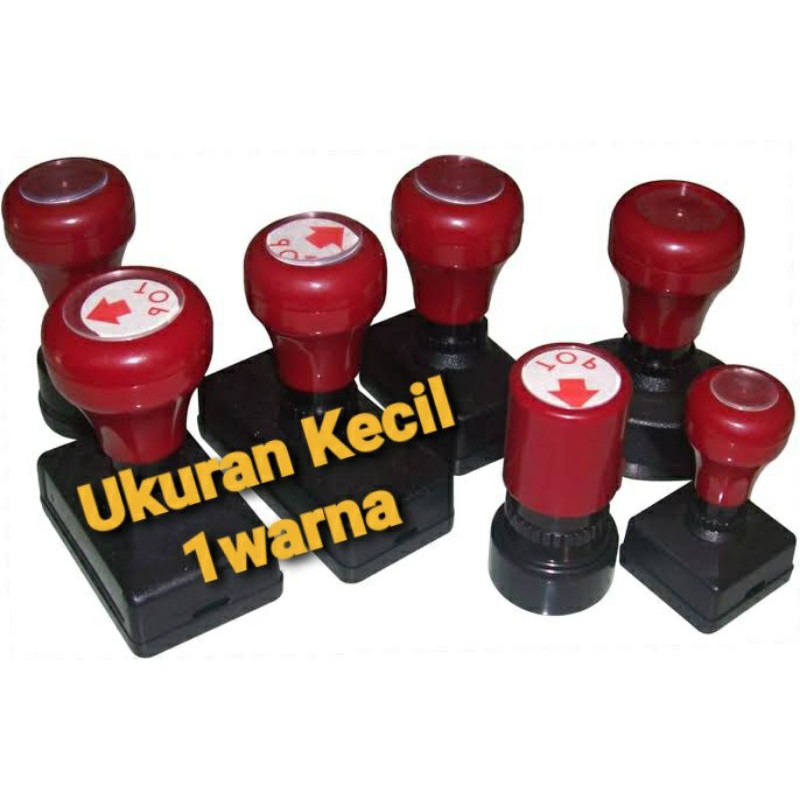 

Stempel Warna/Otomatis Ukuran kecil 1Warna