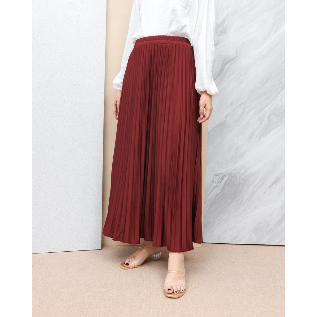 Rok Plisket Wanita / Woman Plisket Skirt / Rok Plisket Murah