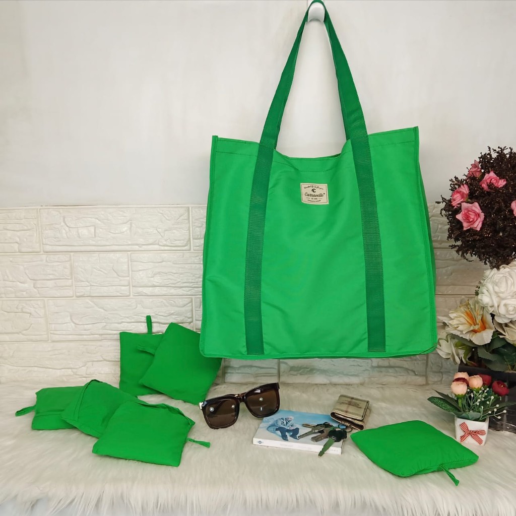 TOTEBAG WANITA/SHOPPING BAG LIPAT BESAR BUAT TAS BELANJA TAS LAUNDRY JUMBO BISA CUSTOM SABLON