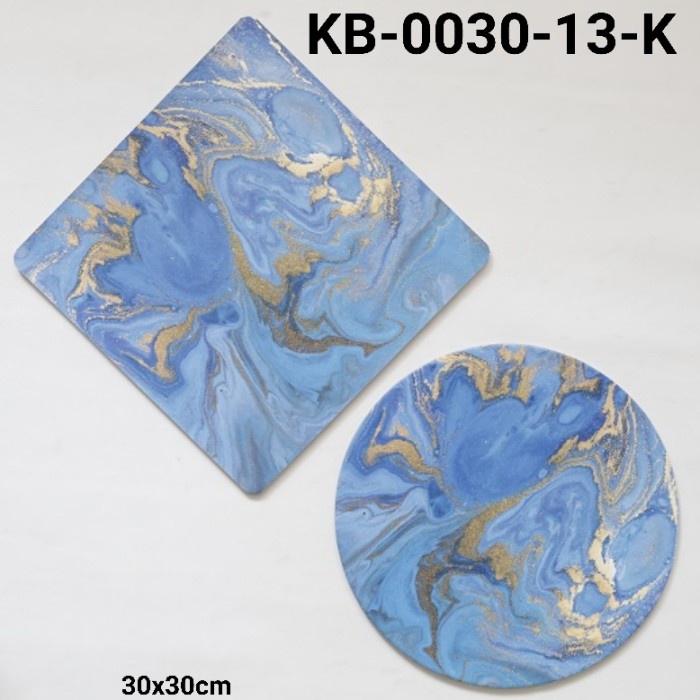 

GR-KB-0030-13 GR 2 CAKE BOARD ALAS KUE KOTAK BULAT 30CM MARBEL MARMER TERBARU