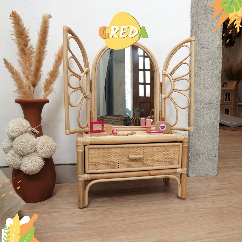 Greda Rattan Fairy Dressing Table