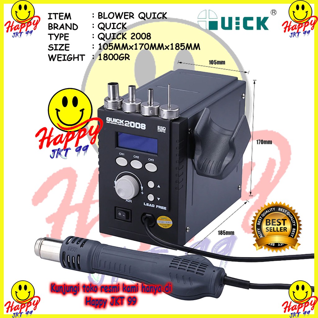 [ HAPPY JKT 99 ] BLOWER QUICK 2008 ORIGINAL SERVICE HP ANDROID IPHONE LAPTOP MACBOOK