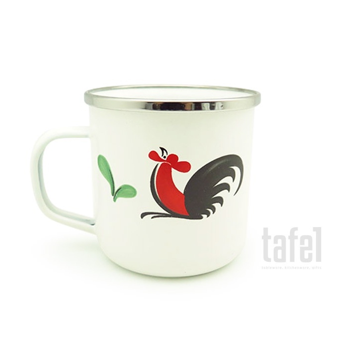 KEDAUNG Mug Ayam Jago Enamel isi 1