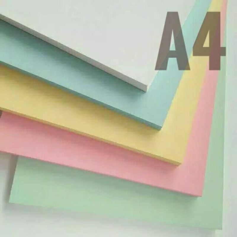 

Kertas HVS A4 70 80 100 160 200 Gsm Putih Warna Per Lembar