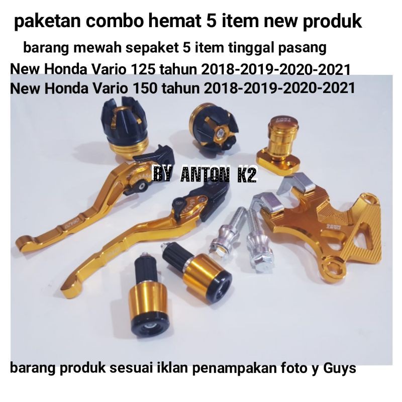 PAKETAN HEMAT COMBO VARIASI AKSESORIS MOTOR VARIO 125 NEW/VARIO 150 NEW KEYLESS 2018-2019-2020/2021