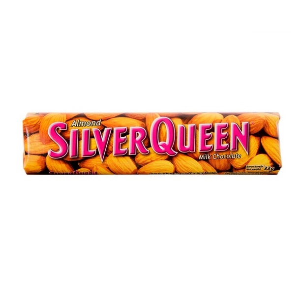 

Silver Queen Chocolate Almond 28G || Coklat Almond Coklat Susu SilverQueen