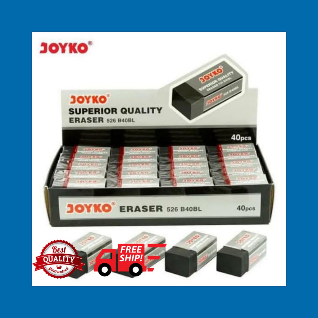 

ERASER JOYKO 526-B40BL (ISI 40PC)