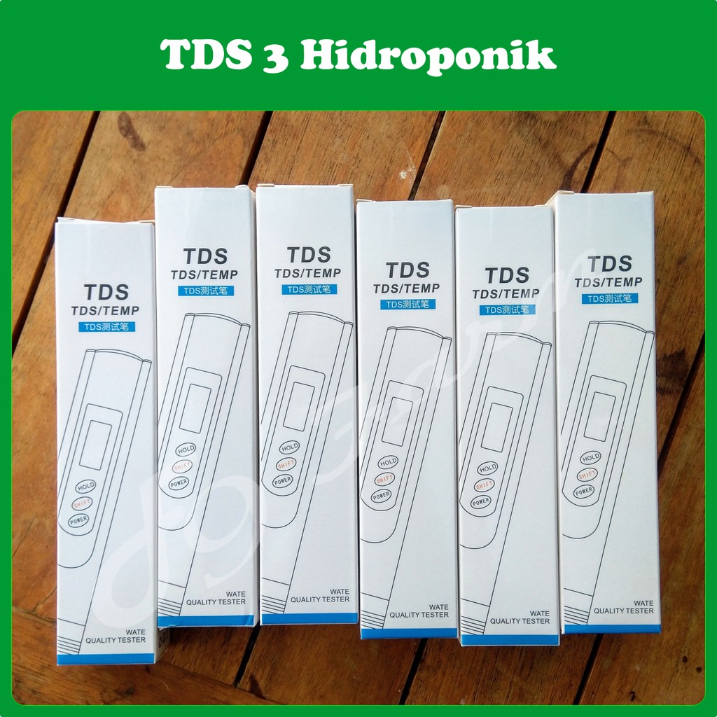 TDS Meter - Alat Pengukur TDS3 TDS Hidroponik