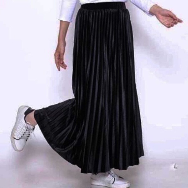 ROK PLISKET BLUDRU PREMIUM  / VELVET SKIRT / ROK PLISKET BLUDRU PANJANG