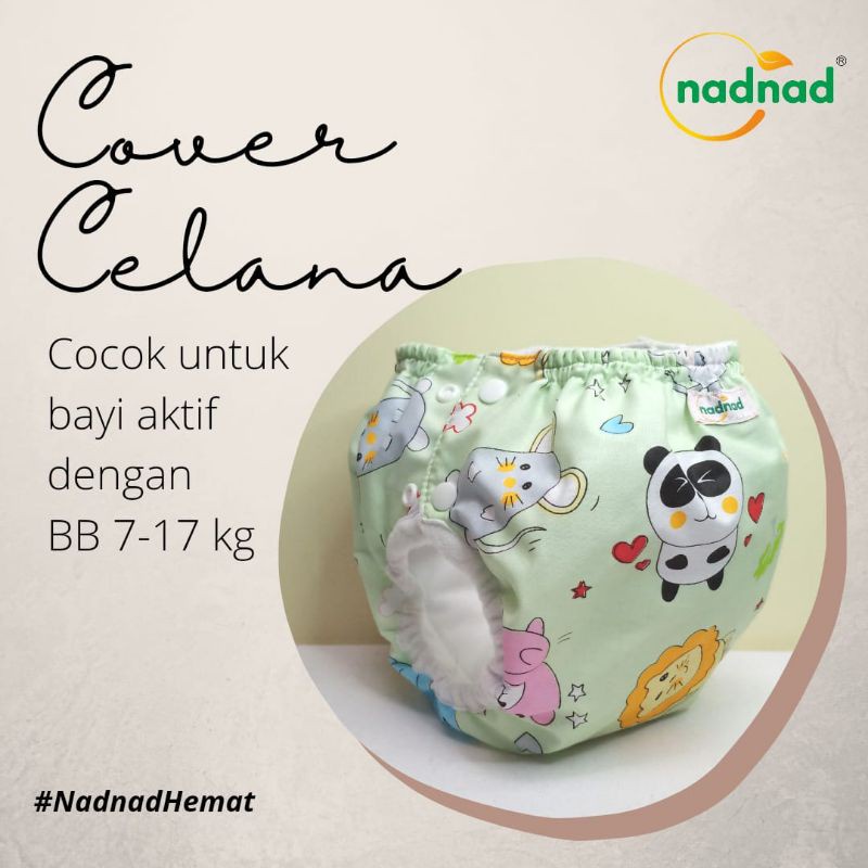 Cloth Diaper Celana Dalam Anak Clodi Popok Cuci Ulang Popok Kain nadnad coverpant Celana Popok Popok