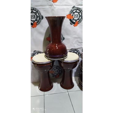 Bas dumbuk kulit ukuran 10 inc dan 8 inc