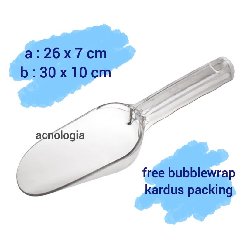 Ice Scoop Serokan Es Batu Sendok Es Batu Plastik Acrylic