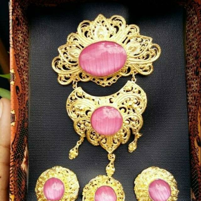 Bros Alpaka Set Bros Anting Cincin U150