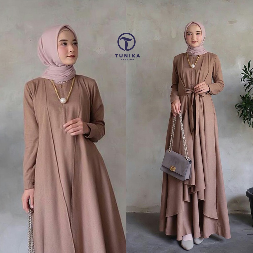 LALUNA DRESS WANITA GAMIS FORMAL MODERN TERBARU