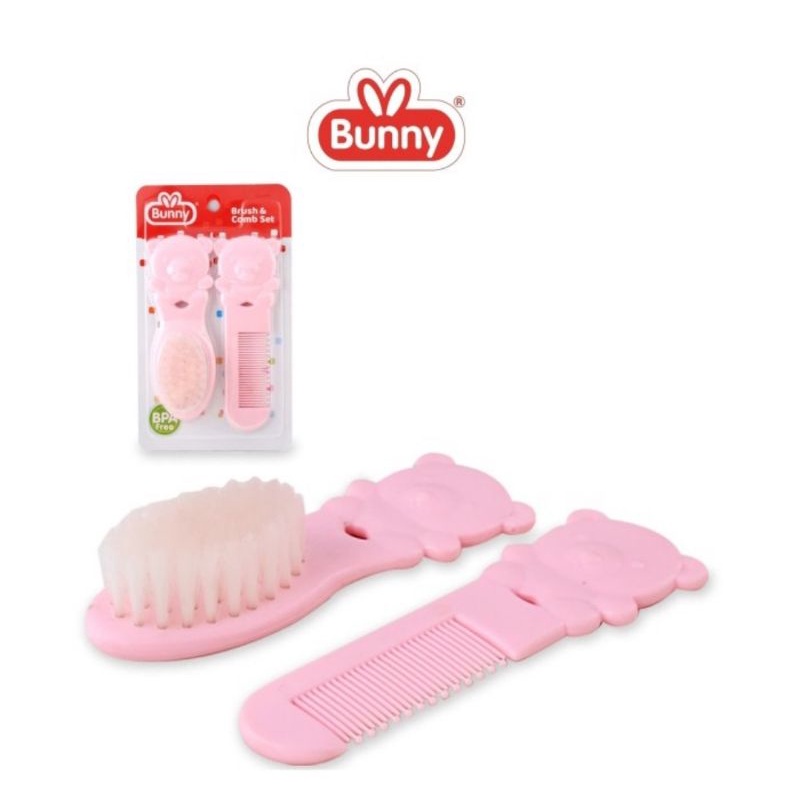 LustyBunny Cartoon Comb &amp; Brush ADC-1107/Sisir &amp; Sikat Bayi