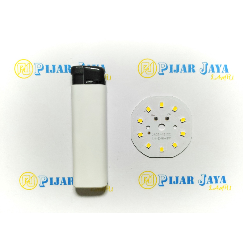 PCB Mata Led DC 9 watt - Modul Lampu LED DC 9w Nyala Putih