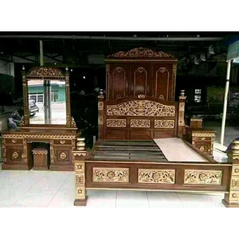 Set Kamar Tidur jati