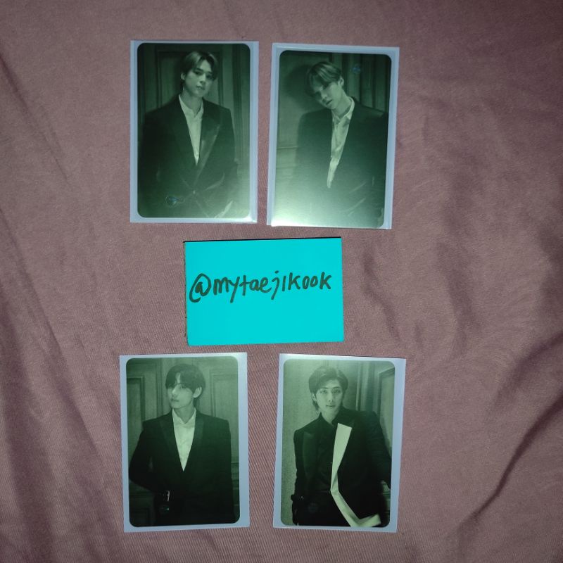 bts the journey fc japan mono taehyung v rm namjoon jimin suga yoongi photocard pc album