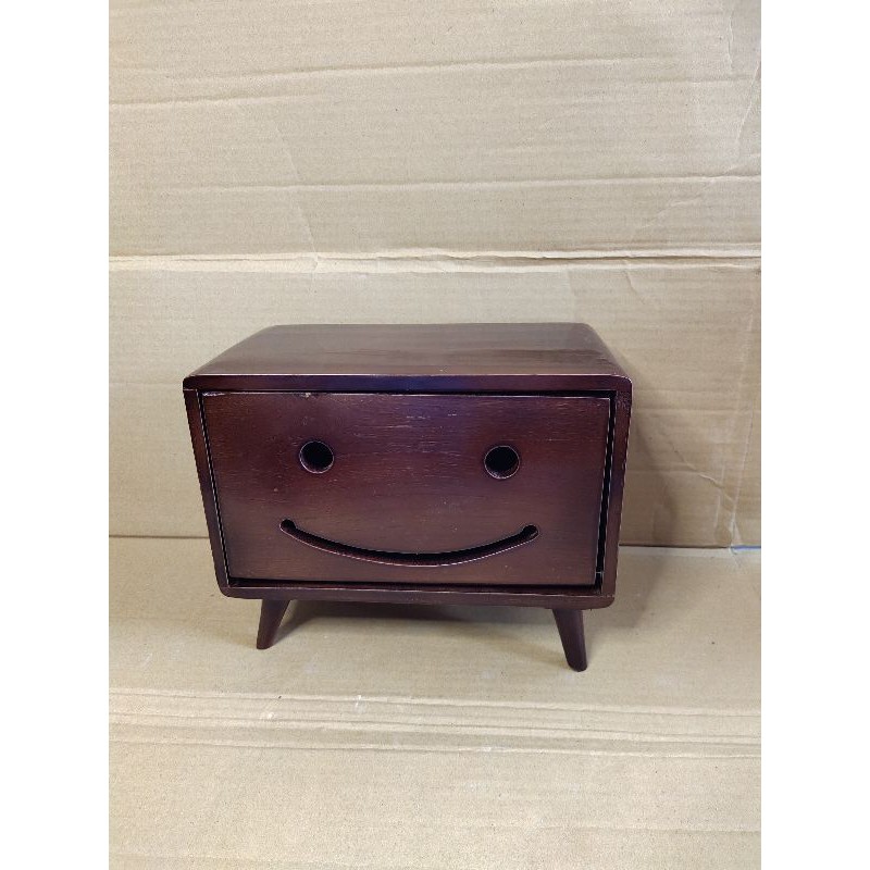 Tempat Tisu Smile Natural Kayu Jati