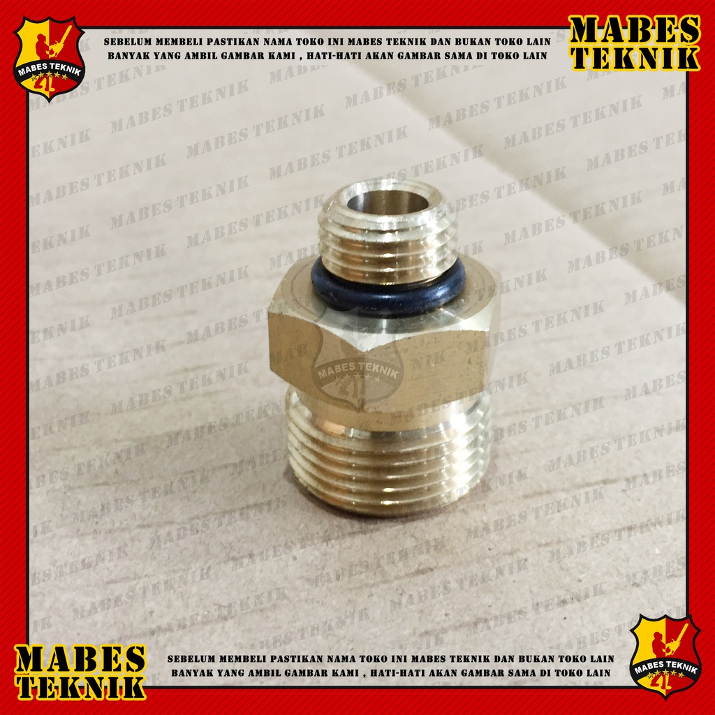 NEPEL KUNINGAN / CONNECTOR STIK GUN KE FOAM LANCE LAKONI LAGUNA 70