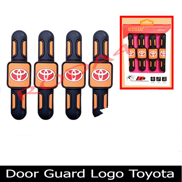 Door Guard / Pelindung Pintu Mobil Logo Toyota