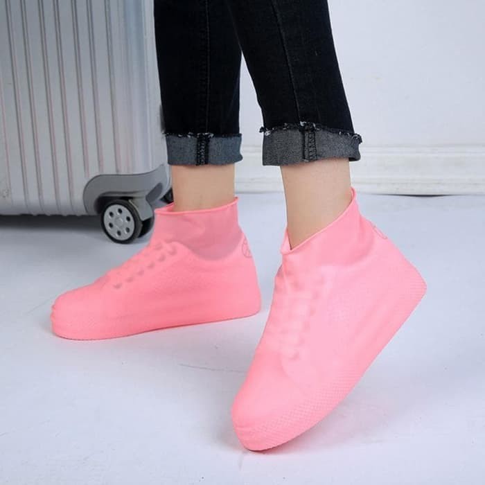 Jas Hujan Sepatu/ Pelindung Sepatu Cover Shoes Anti Air Hujan / Sarung Sepatu Silicone Waterproof / Mantel Spatu Boots Sneakers