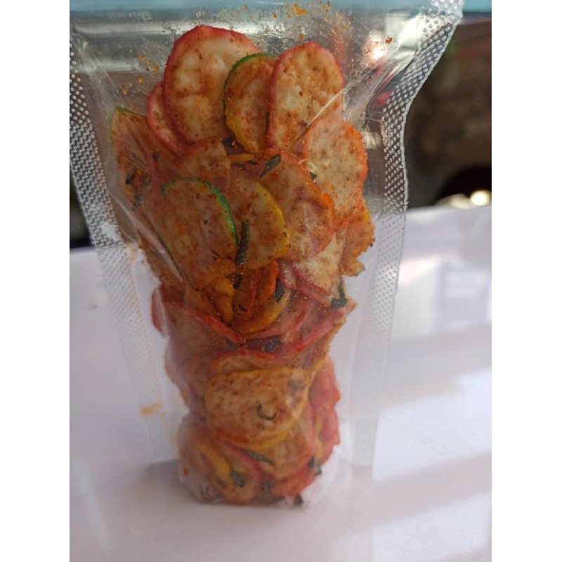 

VNS Kerupuk Seblak Kering Bantat Cikur Daun Jeruk / Kerupuk Sebring 60 Gram