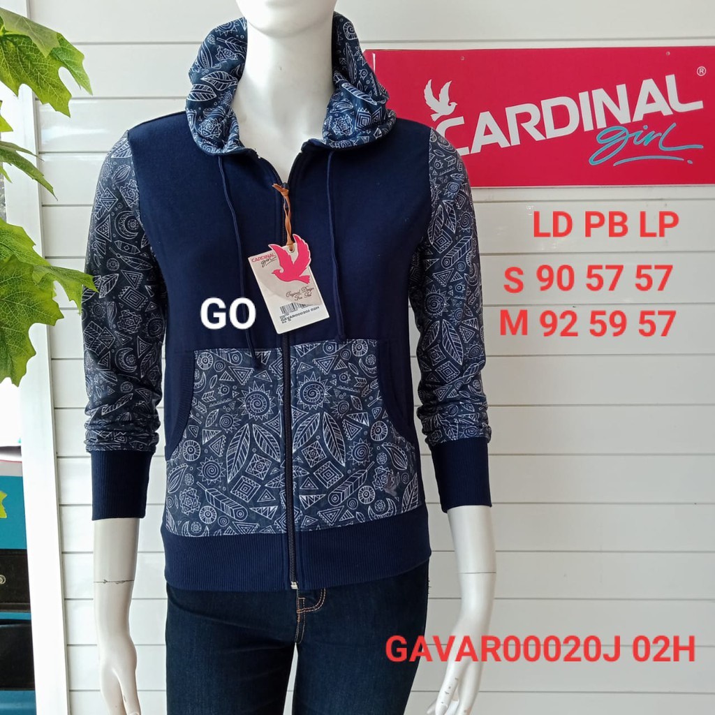 BB CARDINAL SWEATER GIRL Pakaian Wanita Outerwear Jaket Reguler Original Katun Polos