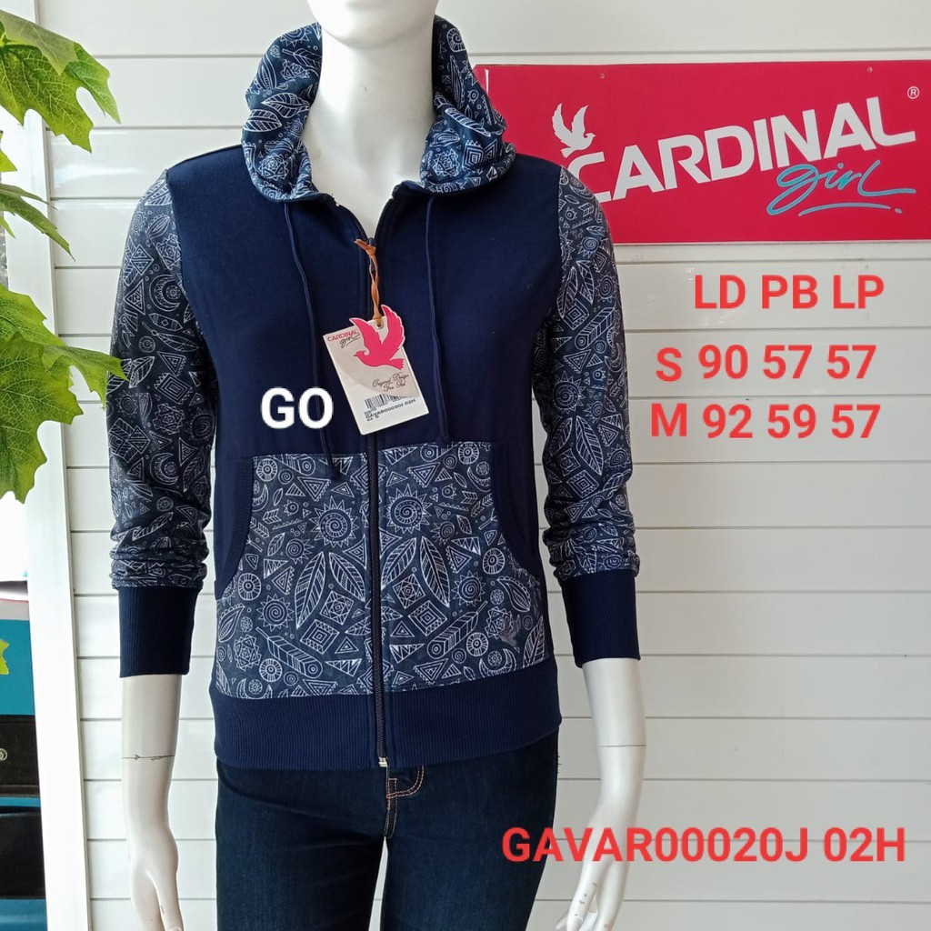 BB CARDINAL SWEATER GIRL Pakaian Wanita Outerwear Jaket Reguler Original Katun Polos